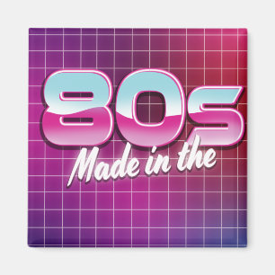 Tillverkad på 80-talet magnet