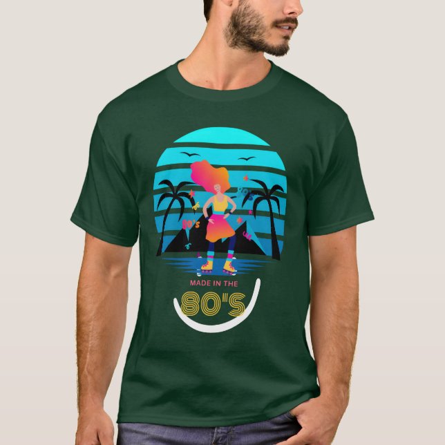 tillverkad på 80-talet present 1 t shirt (Framsida)