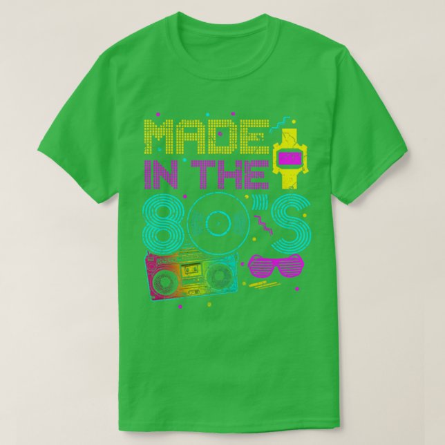 Tillverkad på 80-talet t shirt (Design framsida)
