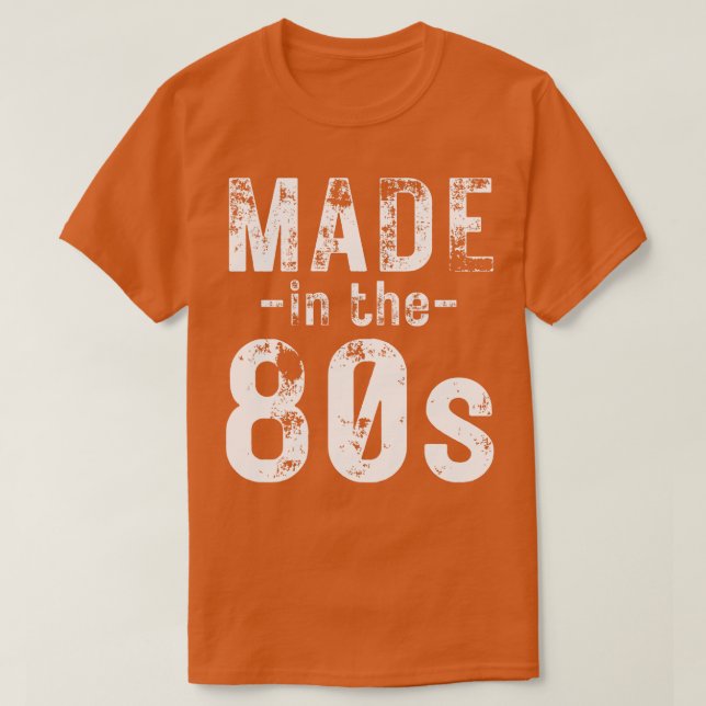 Tillverkad på 80-talet t shirt (Design framsida)
