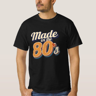 Tillverkad på 80-talet t shirt