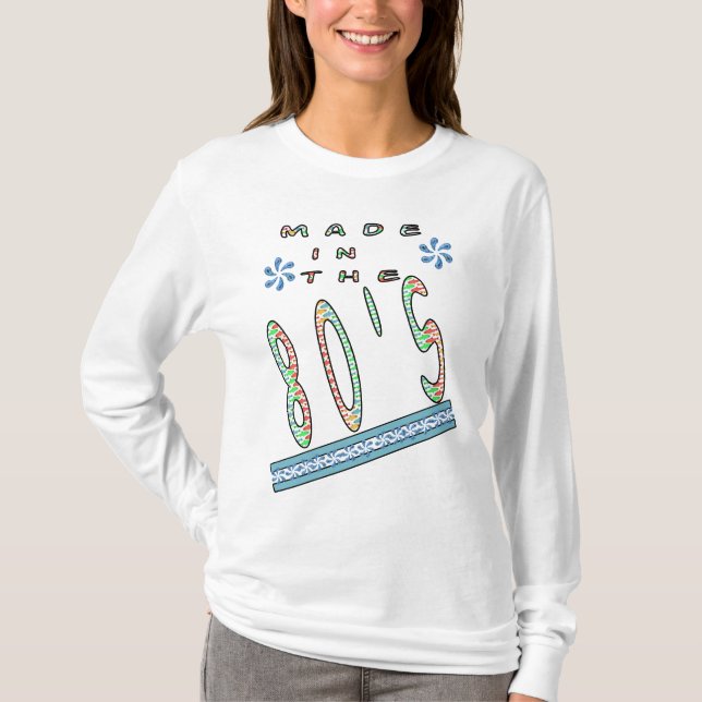 Tillverkad på 80-talet t shirt (Framsida)