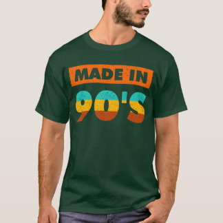 Tillverkad på 90-talet En nostalgichrowback familj T Shirt