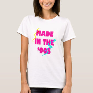 Tillverkad på 90-talets födelsedag för tidig anpas t shirt