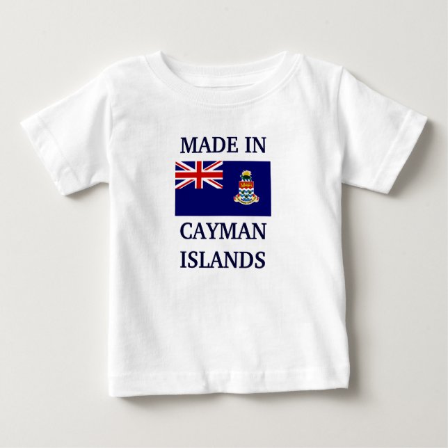 Tillverkad på Caymanöarna T Shirt (Framsida)
