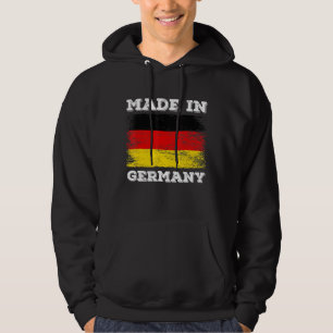 Tillverkad Tyskland med tysk Flagga, grafik D Hoodie