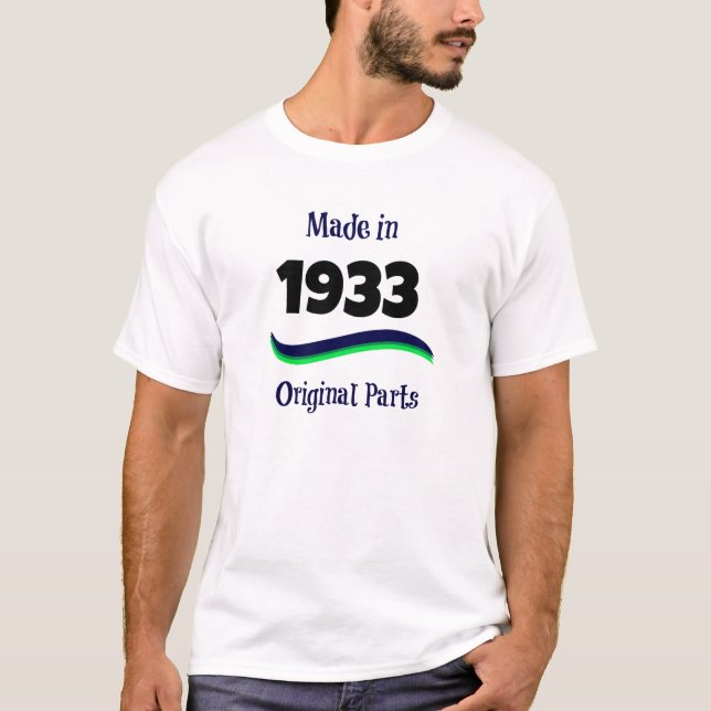 Tillverkade 1933, originaldelar tee (Framsida)