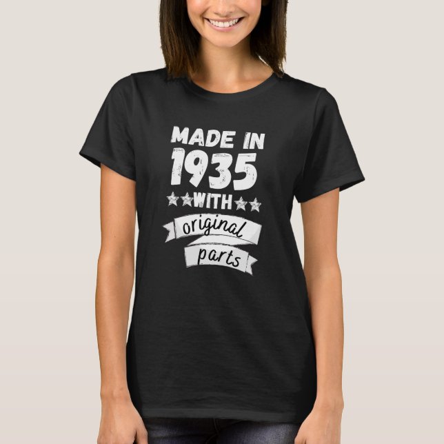 tillverkade 1935 med originaldelar, t shirt (Framsida)