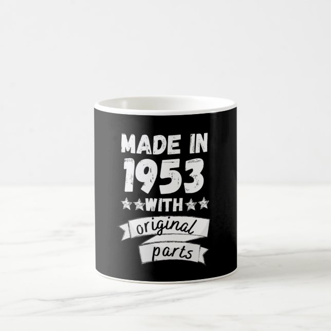 tillverkade 1953 med originaldelar, kaffemugg (Center)