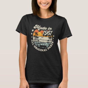 Tillverkade 1961 alla originaldelar av Retro Stil T Shirt