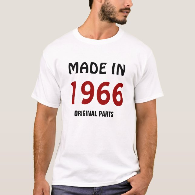 Tillverkade 1966, originaldelar tee (Framsida)