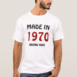 Tillverkade 1970, originaldelar, t shirt