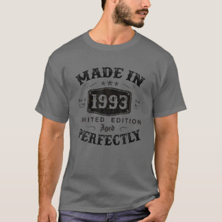Tillverkade 1993 30 år gamla gåvor från 30års föde t shirt