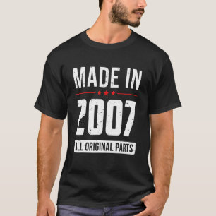 Tillverkade 2007 alla originaldelar som föddes und t shirt