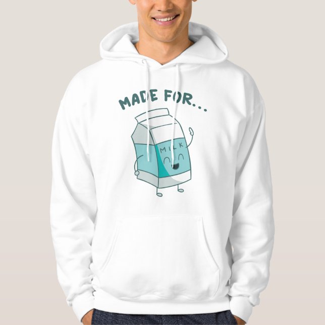 Tillverkade för varandra hoodie (Framsida)