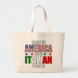 Tillverkade i Amerika med italienska delar Jumbo Tygkasse
