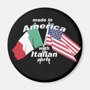 Tillverkade i Amerika med italienska delar Magnet
