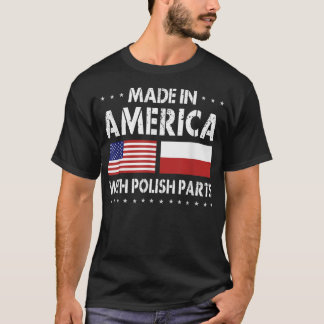 Tillverkade i Amerika med polska För manar kvinnor T Shirt