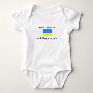 tillverkade i Amerika med ukrainska delar T-shirt