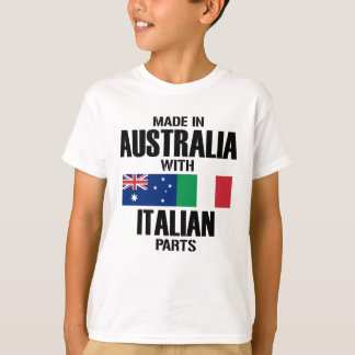 Tillverkade i Australien med italienska delar T-shirt