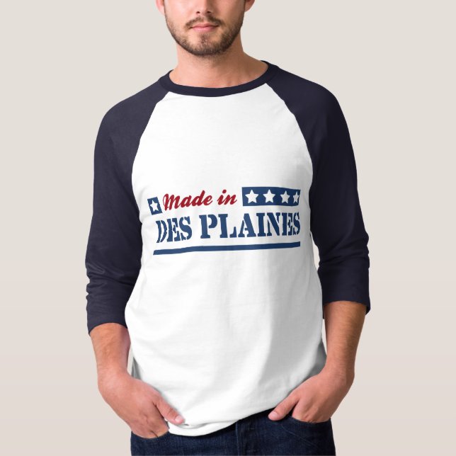 Tillverkade i Des-plåtar Tee (Framsida)