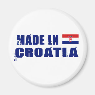 Tillverkade i Kroatien Magnet