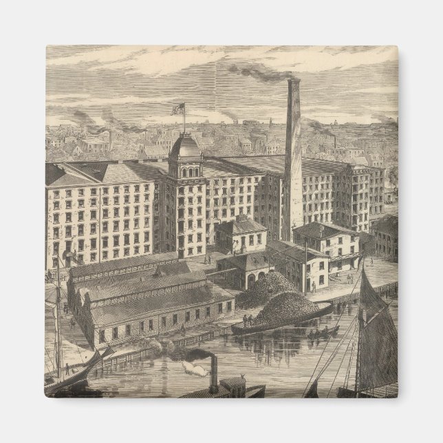 Tillverkare av Clark's ONT Spool Cotton Magnet (Framsidan)