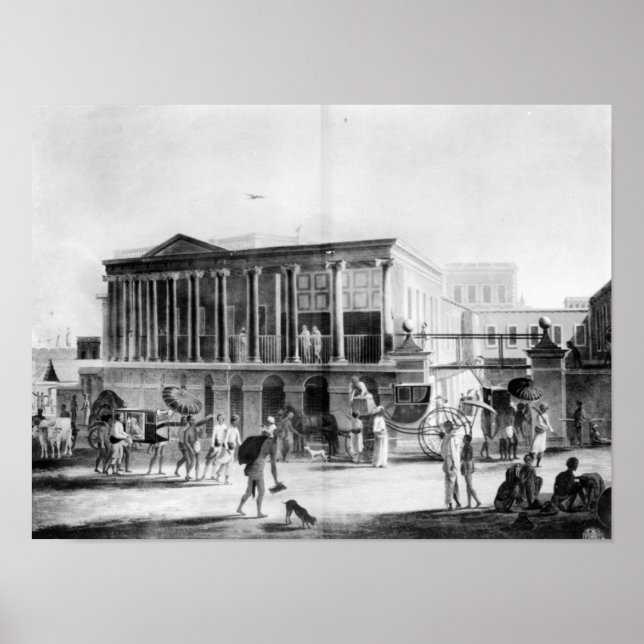 Tillverkare och Bazaar, Calcutta House Poster (Framsidan)