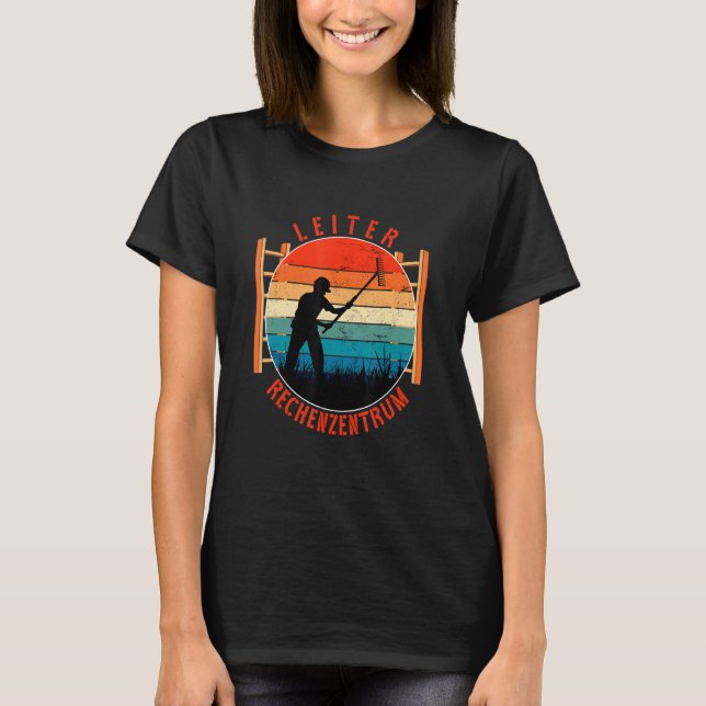 Tillverkarens datacenter för Garden Rake Computer  T Shirt (Framsida)