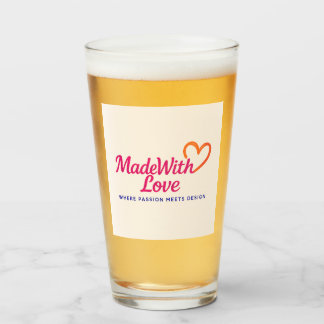 Tillverkat av dricksglas med Kärlek Glaskopp