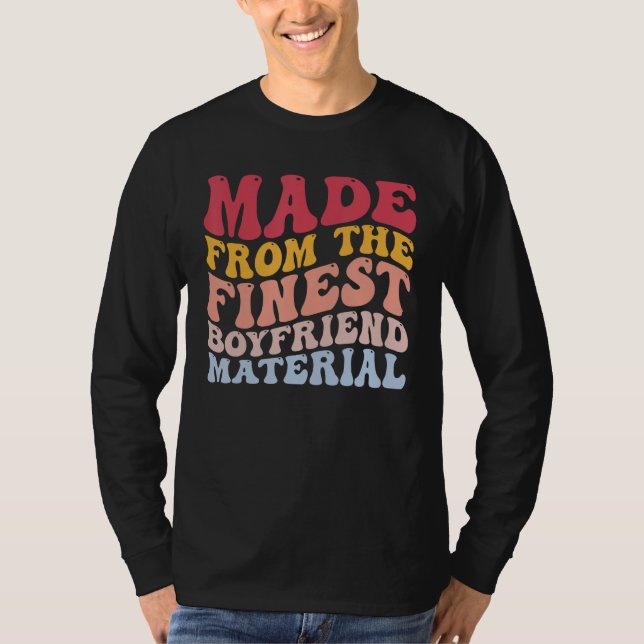 tillverkat från den finaste Boykompis-materialen p T Shirt (Framsida)