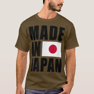 Tillverkat i japanskt japanskt Flagga Pride T Shirt