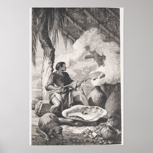 Tillverkning av Indien-gummi Poster (Framsidan)