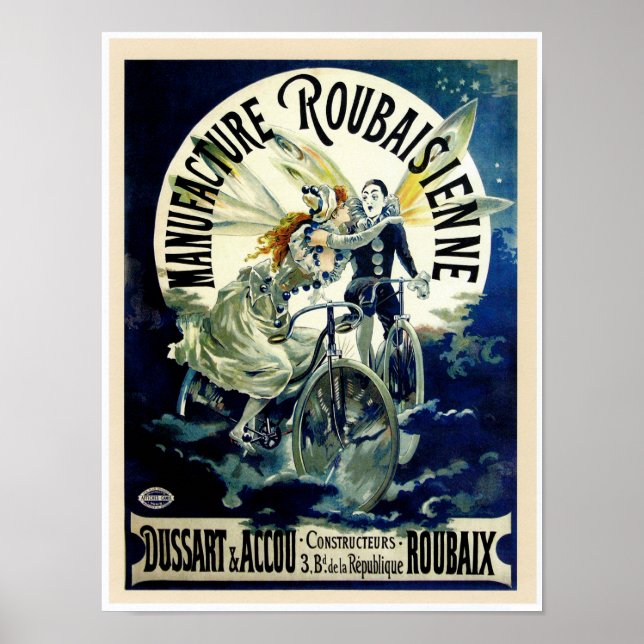 Tillverkning av Roubaisienne Bicycles Poster (Framsidan)