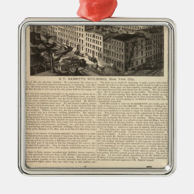 Tillverkning, lager julgransprydnad metall (Framsidan)