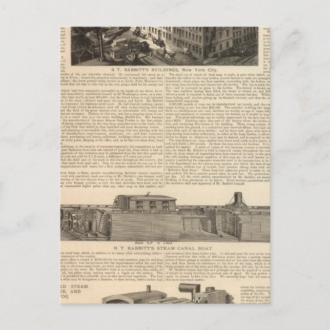 Tillverkning, lagerlokaler vykort (Framsida)