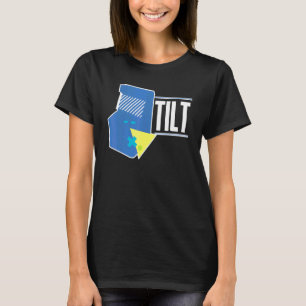 Tilt Arkadspel Retro Videospel Spelande T Shirt