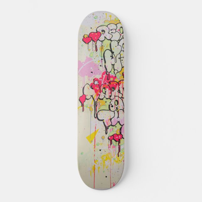 Tilt "Real Graffiti Love" Del I Skateboard Bräda 20 Cm (Framsida)