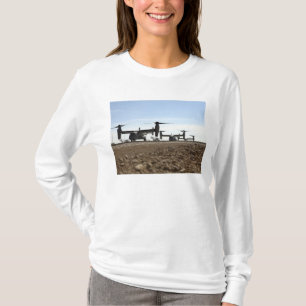 Tiltrotor flygplan för fiskgjuse V-22 Tee Shirt