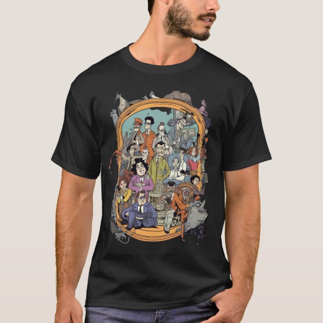 Tim Burton Stil Bild Ram med Blake T Shirt (Framsida)