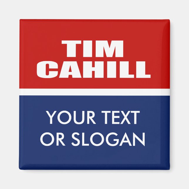TIM CAHILL FOR GOVERNOR MAGNET (Framsidan)