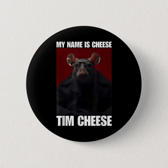 Tim Cheese - Brainrot Meme Knapp (Framsida)