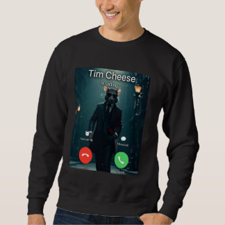 Tim Cheese meme Lång Ärmad Tröja