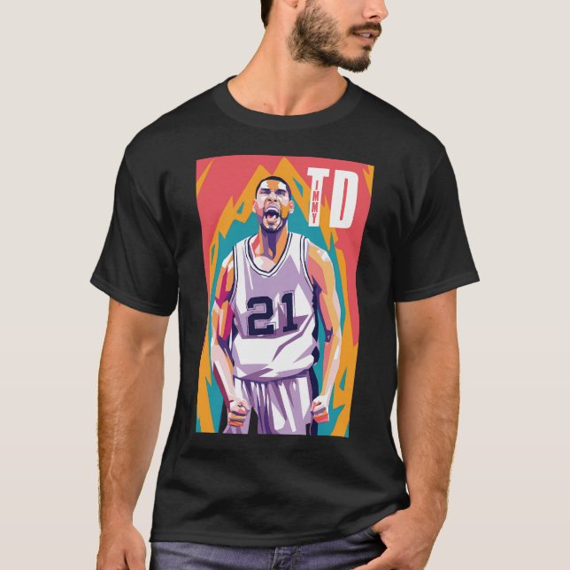 Tim Duncan T Shirt (Framsida)