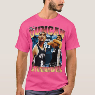 Tim Duncan The Big Basic Basketball Legend S T Shirt