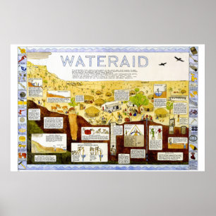tim hunkins affisch för wateraid