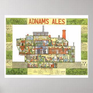 Tim Hunkins annamn Brewery poster