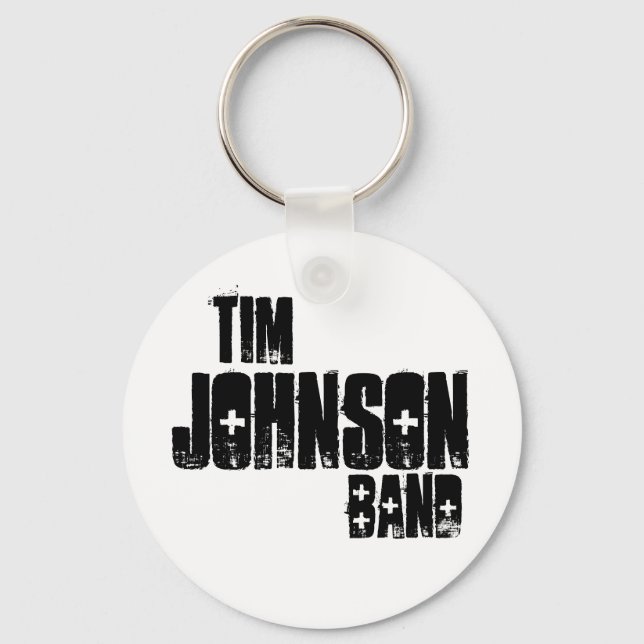 Tim Johnson Band Keychain Nyckelring (Framsida)