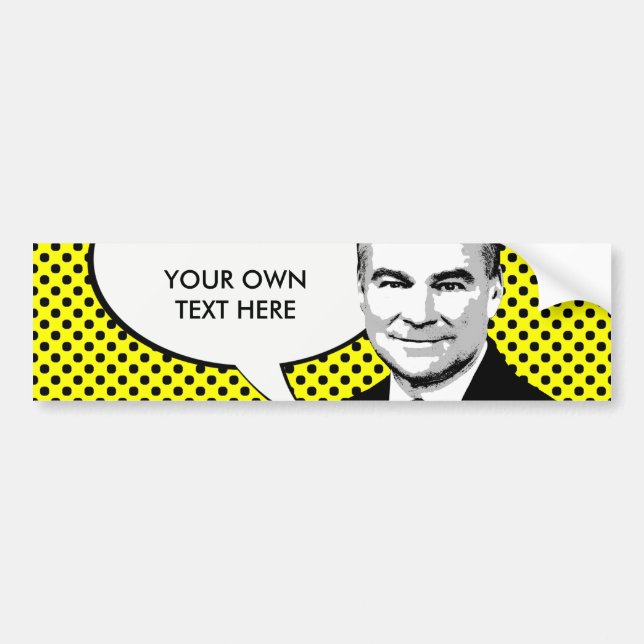 Tim Kaine 2016 Bildekal (Framsidan)