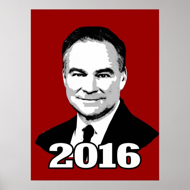 Tim Kaine 2016 Poster (Framsidan)